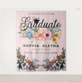 Tapete De Parede Graduação Jardim de Flores Clássico