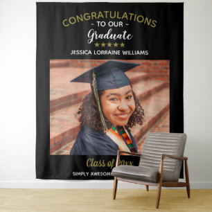 Tapete De Parede Graduação personalizada de fotos do Formando de pa