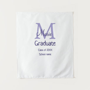 Tapete De Parede Graduado adicionar nome monograma roxo simples min