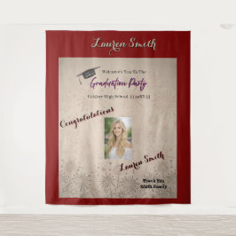 Tapete De Parede Graduation Modern Graduation Party Invitation