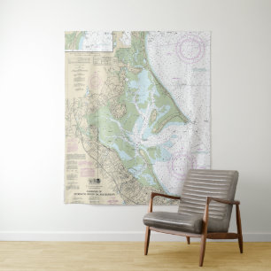 Tapete De Parede Gráfico de Harbors of Plymouth, Kingston e Duxbury