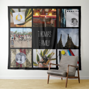 Tapete De Parede Grandes Fotos de Família Personalizadas Colagem No