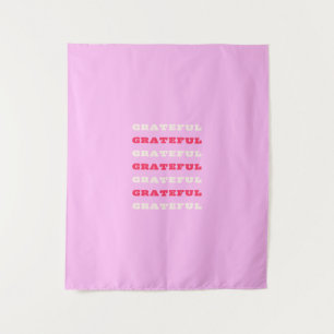 Tapete De Parede Grata, Agradecida, Citação de Gratidão, Rosa, Féri