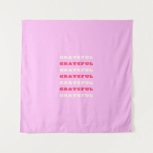 Tapete De Parede Grata, Agradecida, Citação de Gratidão, Rosa, Féri