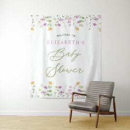 Tapete De Parede Grau de Boas-vindas Amarelo Amarelo de Aquarela Ve