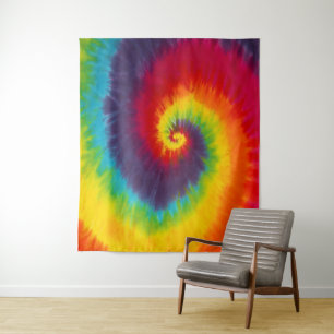 Tapete De Parede Gravata Tie Dye Redemoinho Colorida Groovy Legal