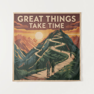 Tapete De Parede Great Things Take Time