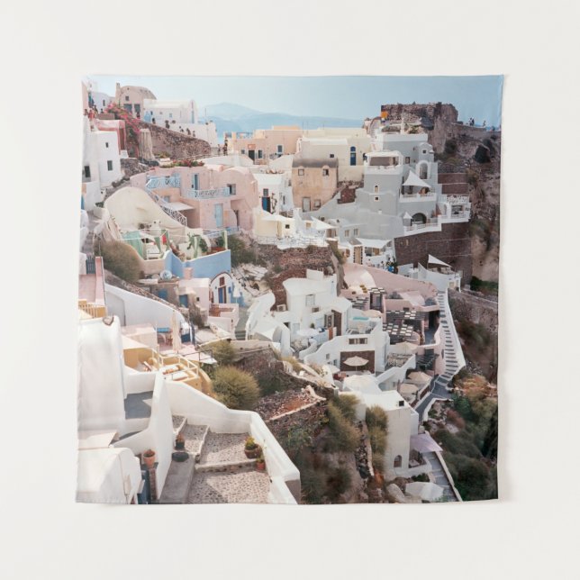 TAPETE DE PAREDE GRÉCIA SANTORINI (Frente)