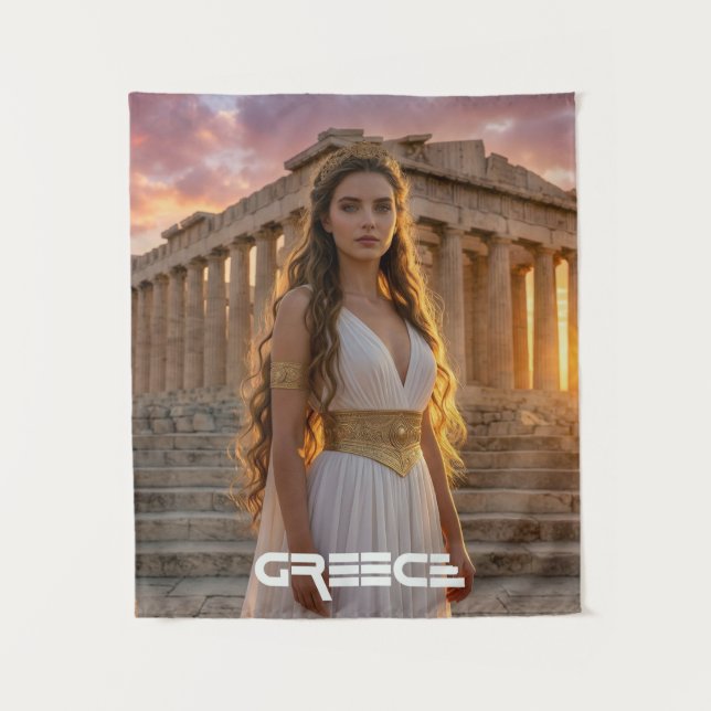 TAPETE DE PAREDE GREECE - ACROPOLIS (Frente)