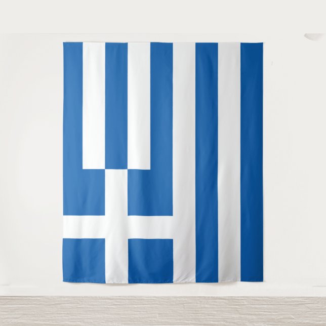 Tapete De Parede Greece flag  (Frente)