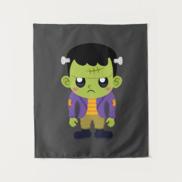 Tapete De Parede Green Frankenstein Monster Halloween