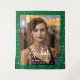 Tapete De Parede Green Math Handwritten Script Photo Graduation 