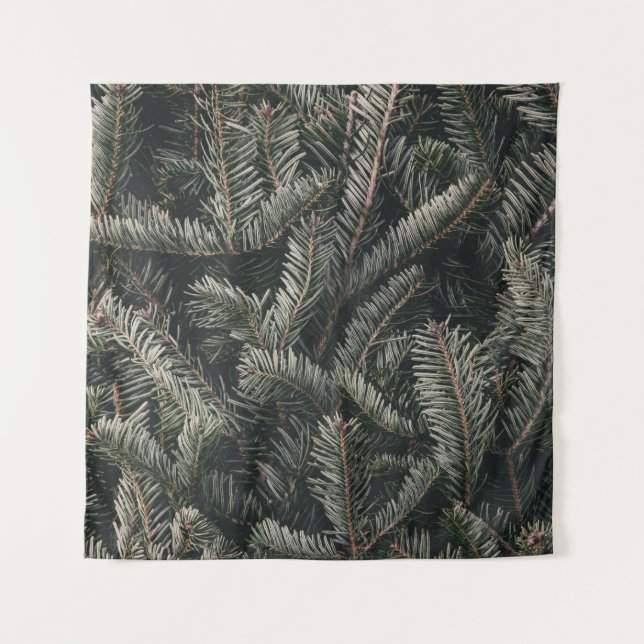 TAPETE DE PAREDE GREEN PINE LEAVES (Frente)