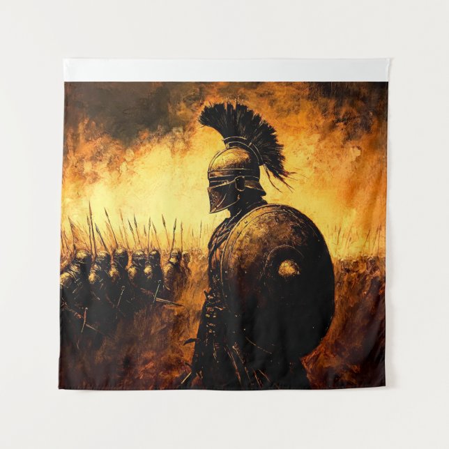 Tapete De Parede Guerreiro (Frente)