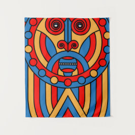 Tapete De Parede Guerreiro Tribal Africano