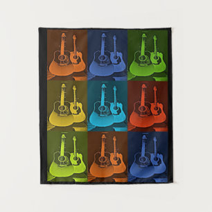 Tapete De Parede Guitar Art