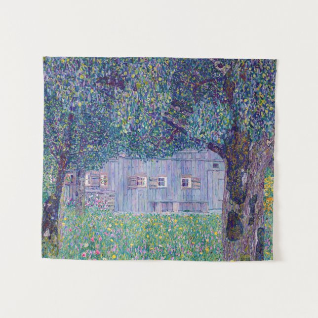 Tapete De Parede Gustav Klimt - Farmhouse no Alto da Áustria (Frente (Horizontal))