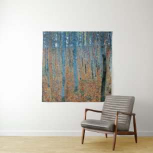 Tapete De Parede Gustav Klimt Floresta de Faia Arte Fino Vintage