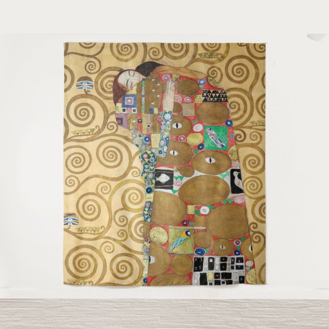 Tapete De Parede Gustav Klimt - Fulfillment, Stoclet Frieze (Frente)