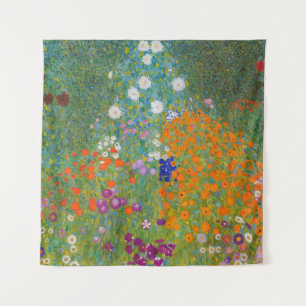 Tapete De Parede Gustav Klimt - Jardim de Flores