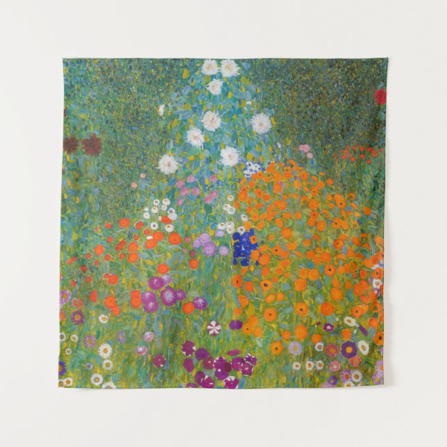 Tapete De Parede Gustav Klimt - Jardim Flor (Frente)