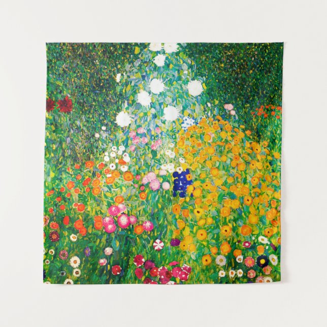 Tapete De Parede Gustav Klimt "Jardim Flor" (Frente)