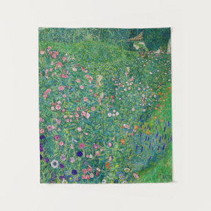 Tapete De Parede Gustav Klimt - Paisagem de Jardim Italiano