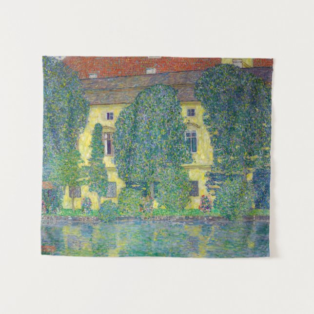 Tapete De Parede Gustav Klimt - Schloss Kammer am Attersee III (Frente (Horizontal))