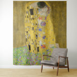 Tapete De Parede Gustav Klimt - The Biss<br><div class="desc">Kuss Beijo/Der - Gustav Klimt em 1907-1908</div>