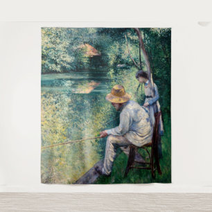 Tapete De Parede Gustave Caillebotte - Angling