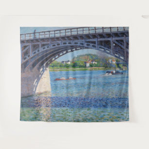 Tapete De Parede Gustave Caillebotte - Ponte em Argenteuil & Seine