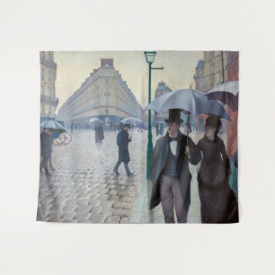 Tapete De Parede Gustave Caillebotte - Rua de Paris; Dia Chuvoso