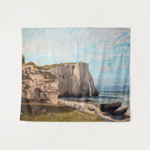 Tapete De Parede Gustave Courbet - Falésias em Etretat após Tempest