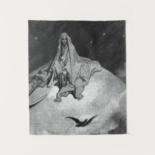 Tapete De Parede Gustave Dore - O Raven