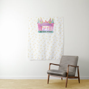 Tapete De Parede Gymnastics Kids Backdrop de Salto de Casa