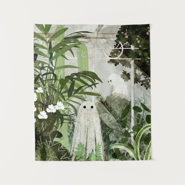 Tapete De Parede Há Um Fantasma Na Estufa Novamente... (Frente)