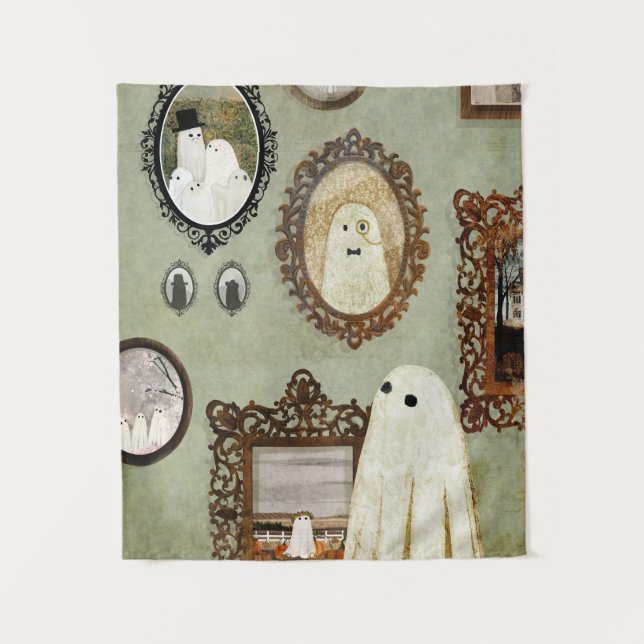 Tapete De Parede Há um Fantasma na Galeria de Retratos (Frente)
