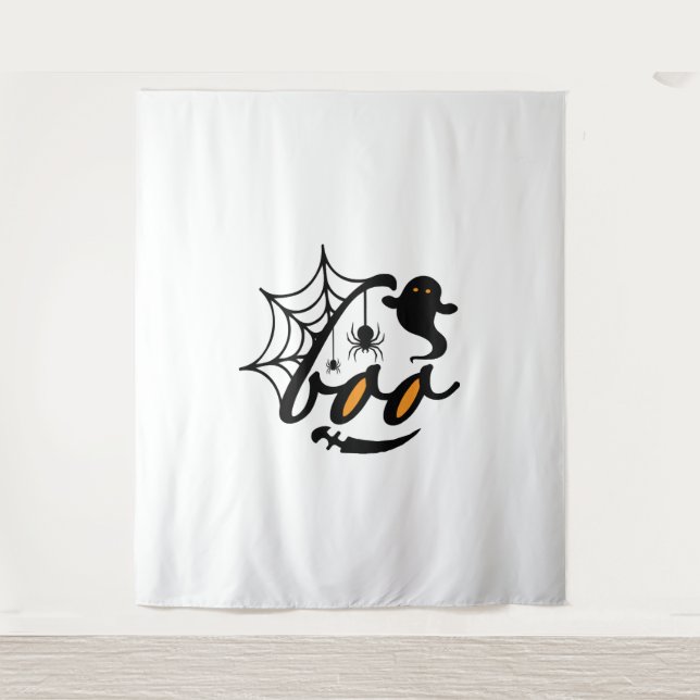 Tapete De Parede Halloween Boo (Frente)
