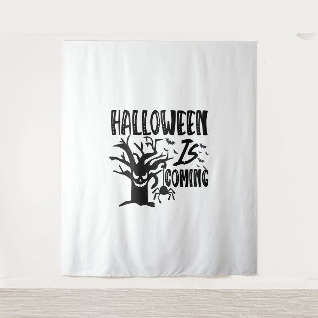 Tapete De Parede Halloween Está Chegando (Frente)