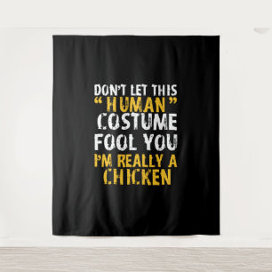 Tapete De Parede Halloween Não Figurino Humano Im Chicken