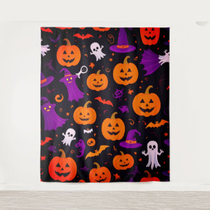 Tapete De Parede Halloween Repleto