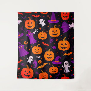 Tapete De Parede Halloween Repleto