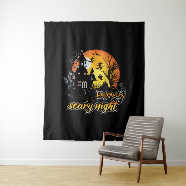 Tapete De Parede Halloween Scary Night (In Situ)