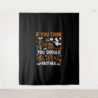 Tapete De Parede Halloween Se Acha Que Estou Louco, Você Deveria Co