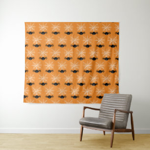 Tapete De Parede Halloween Spider Web