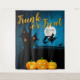 Tapete De Parede Halloween Trunk or Treat Fundo para Fotos
