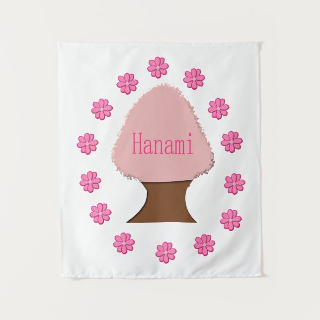 Tapete De Parede Hanami - Árvore de Cereja Japonesa (Frente)