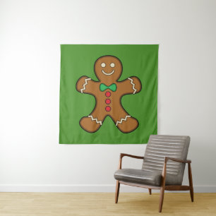 Tapete De Parede Happy Gingerpão Man