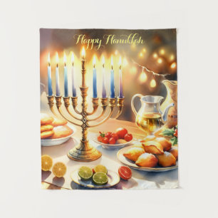 Tapete De Parede Happy Hanukkah