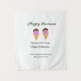 Tapete De Parede Happy Icecream add name website social media